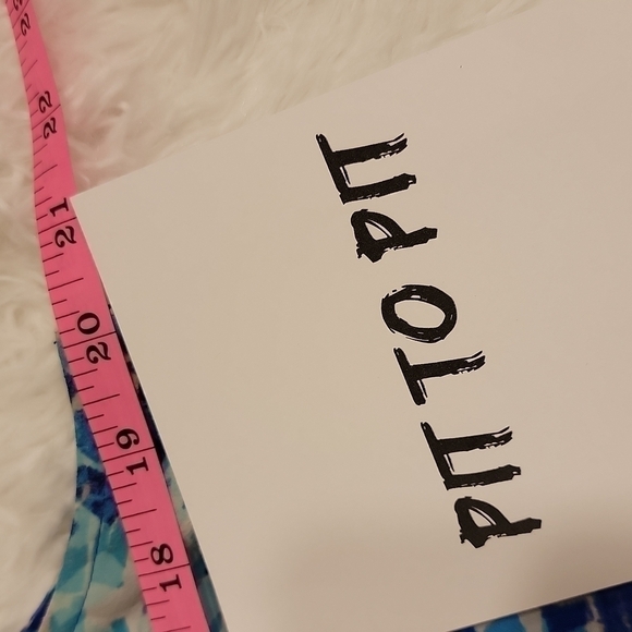 APT 9 blue sleeveless button-up blouse size pl excellent pre-loved condition - Picture 8 of 12